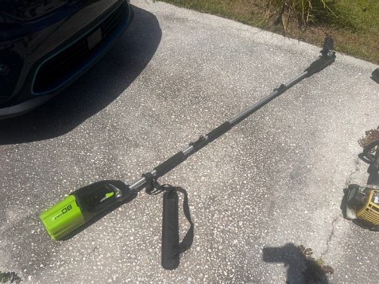 Greenworks 80v Cordless Telescoping Chainsaw Trimmer (No Battery)