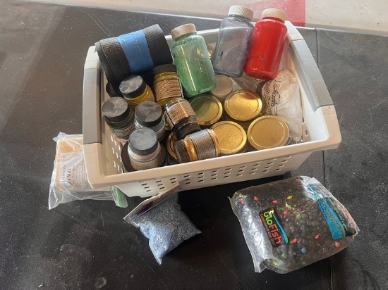 Lot Assorted - Including Fishtank Pebbles, Etc