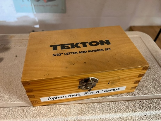 Tekton Alphanumeric Punch Stamps