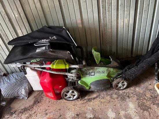 Greenworkds 40v Lawn Mower (In Shed)