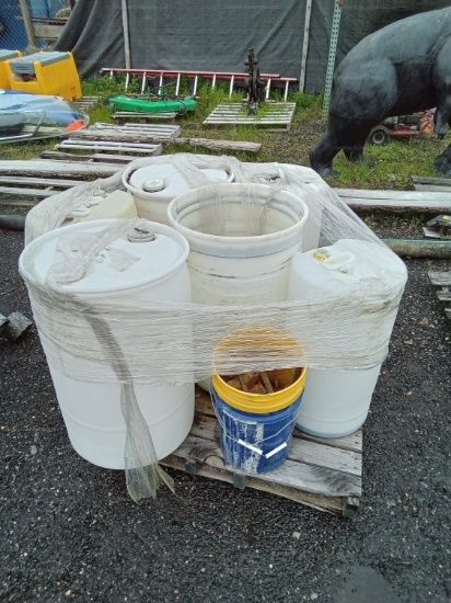 Pallet of Barrels