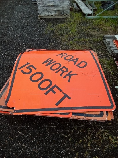 Pallet of Road Signs
