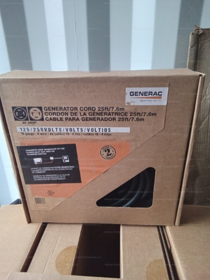 Generac Power Chord 25ft 30Amp