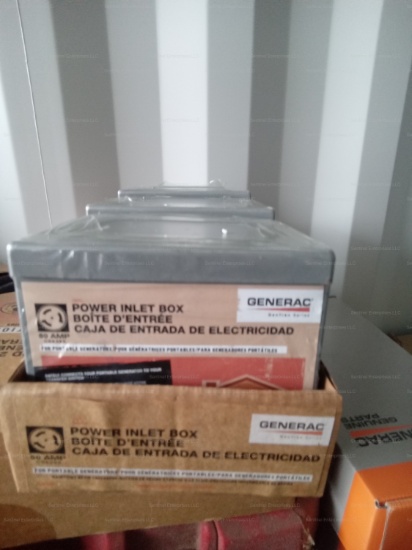Box of Generac 50amp Power Inlet Boxes