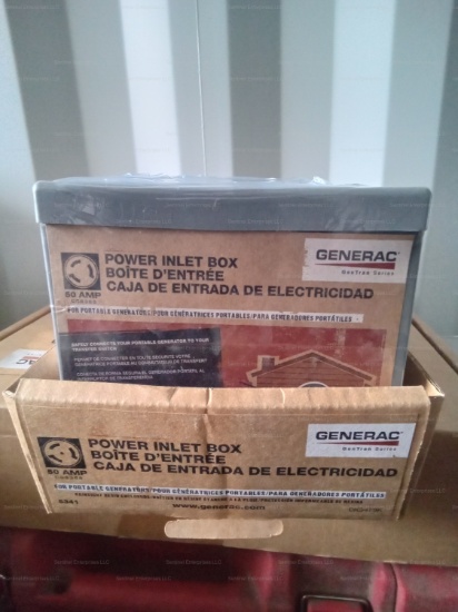 Box of Generac Power Inlet Boxes
