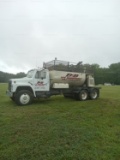 International 1954 T/A w/ Finn T170 Hydroseeder
