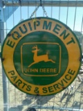John Deere Round Sign