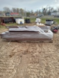 Pallet of Vinyl Fence Parts
