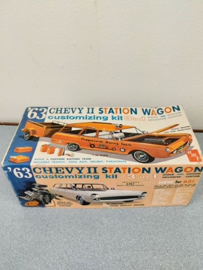 63 Chevy II Station Wagon Customizing Kit by AMT