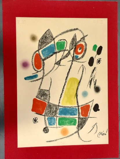 Joan Miro, Maravillas con Variaciones Acrosticas en el jardin de Miro (Number 3)