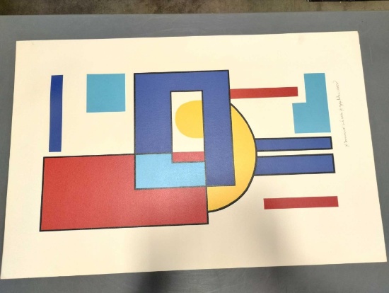 Hommage to Leger by Salvatore Milichev