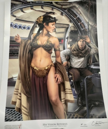Artist Proof Limited edition "His Vision Returns" Signed by Chris Trevas