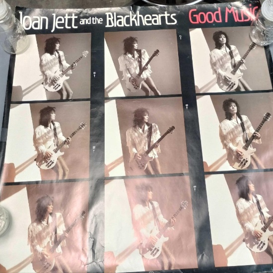 Joan Jett & the Blackhearts Good Music Original poster 1986