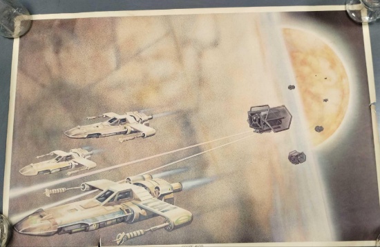 1977 Space War Litho Trans International Poster
