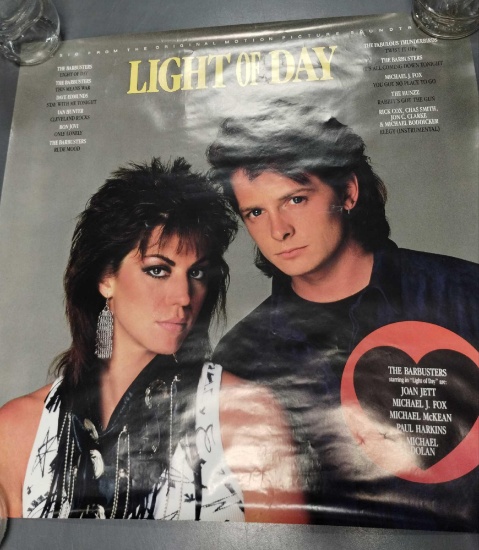 1987 Michael J. Fox & Joan Jett "Light of Day" movie poster