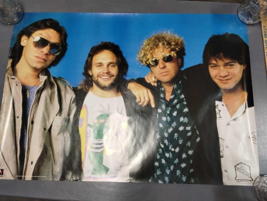 Van Halen 1986 Band poster