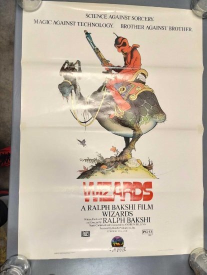 1987 "The Wizards" original movie poster