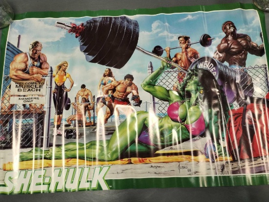 1988 She Hulk Marvel poster