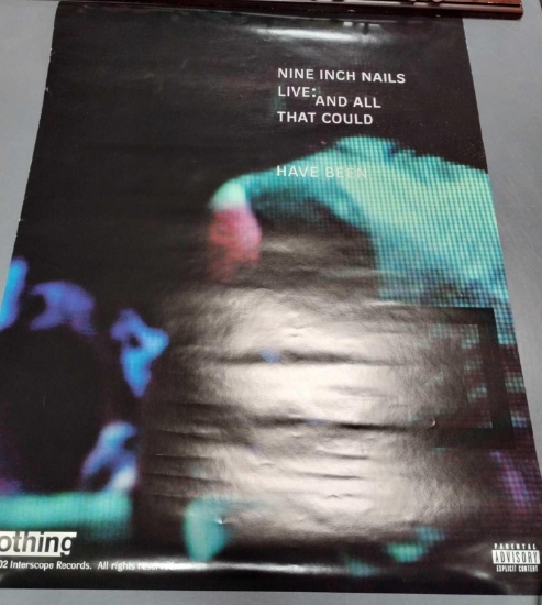 2012 NIN Nine Inch Nails Live poster