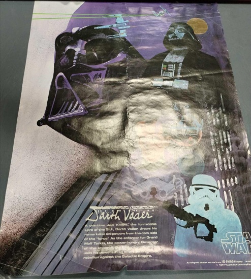 1977 Star Wars Darth Vader Coca Cola poster