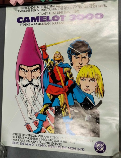 1982 DC Comics Camelot 3000 poster