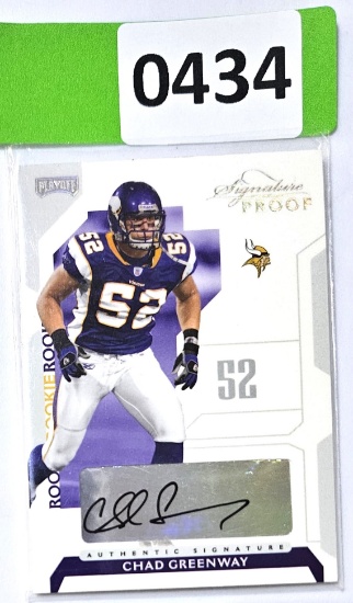 Playoff Signature Proof #138 Card