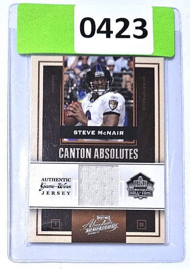 : 2004 Topps Pro Bowl Jerseys Football Card #PBSM Steve McNair :  Collectibles & Fine Art