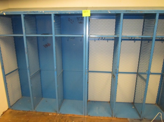 Blue Metal Lockers (9)