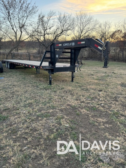 XXXX Circle M equipment trailer 36' Goose Neck