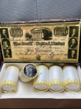 5 rolls of2023-P Uncirculated Kennedy Half Dollars