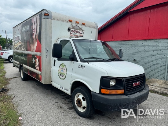 2009 GMC SAVANA 3500 BOX VAN INOP