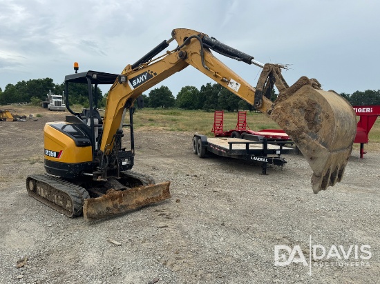 2017 SANY SY35U MINI EXCAVATOR