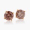 14K ROSE GOLD 2.00CT  TOURMALINE EARRINGS
