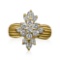 14K YELLOW GOLD 1.00CT DIAMOND RING