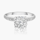 14K WHITE GOLD 3.00CT DIAMOND RING