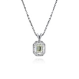 14K WHITE GOLD 1.50CT DIAMOND NECKLACE