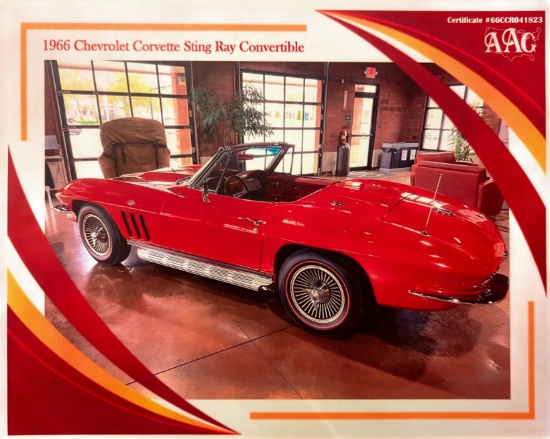 1966 Corvette Sting Ray Convertible