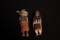 Pair of Hand Carved Dolls