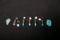 Turquoise Pendant and Keychain Lot