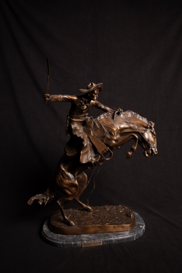 Bronco Buster by Frederic Remington
