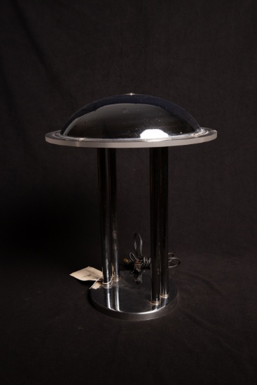 Mid Century Modern Chrome Table Lamp