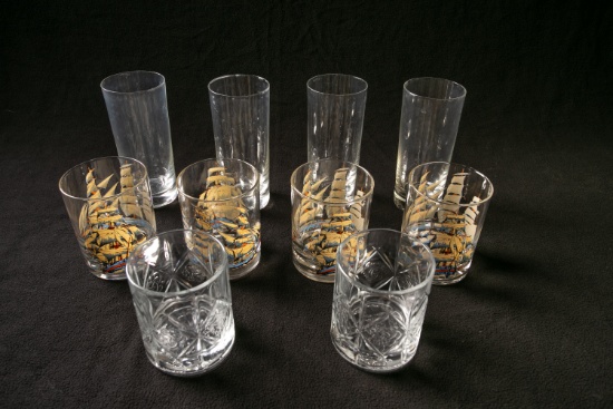 Flat Bottom Glassware Tall