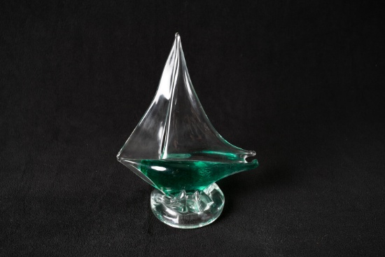 Glass Sailboat