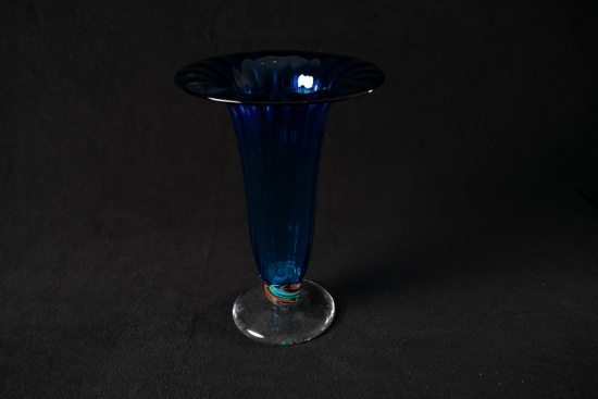 Elegant Murano Style Vase
