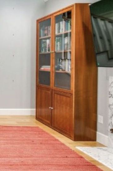 Book Case Units with Glass Doors and Solid Doors