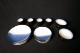 Gourmet Basics Asher Blue Dinnerware Set