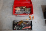 Hand Tools in Tool Box with Clamp