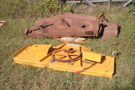 Group of Belly Mower Decks
