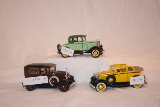 3 Die Cast Models