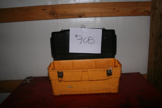 Tool Box with Pipe and Fittings